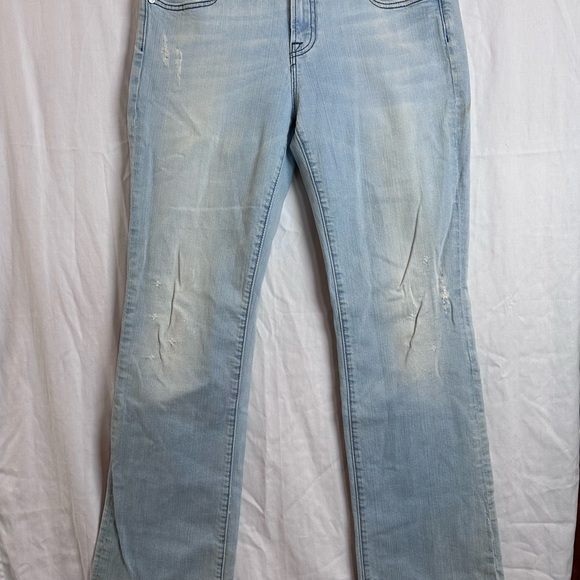 Vigoss Denim - Vigoss Jeans Womens 5 Pocket Light Blue Bootcut Leg Stretch Denim Jeans 11